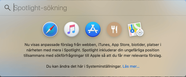 Spotlight - det smarta sättet att hitta i din dator, iPhone och iPad.